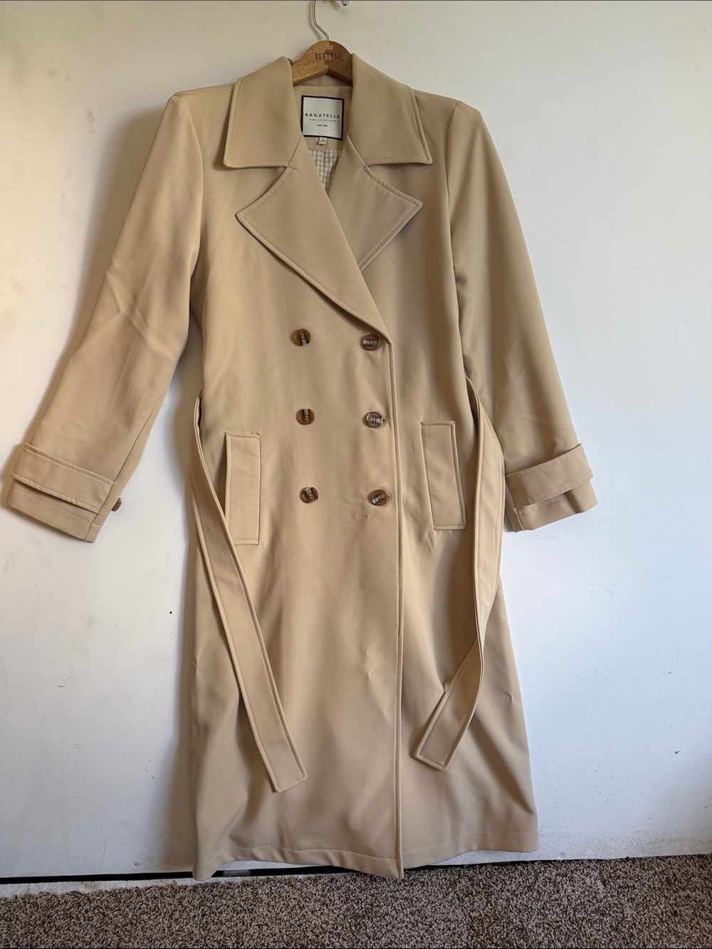 Bagatelle Beige Trench Coat
